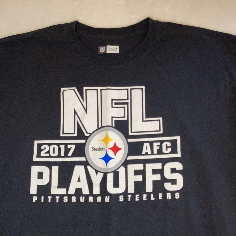Men’s NFL Team Steelers Short Sleeve Tee Size XL - Picture 2 of 6
